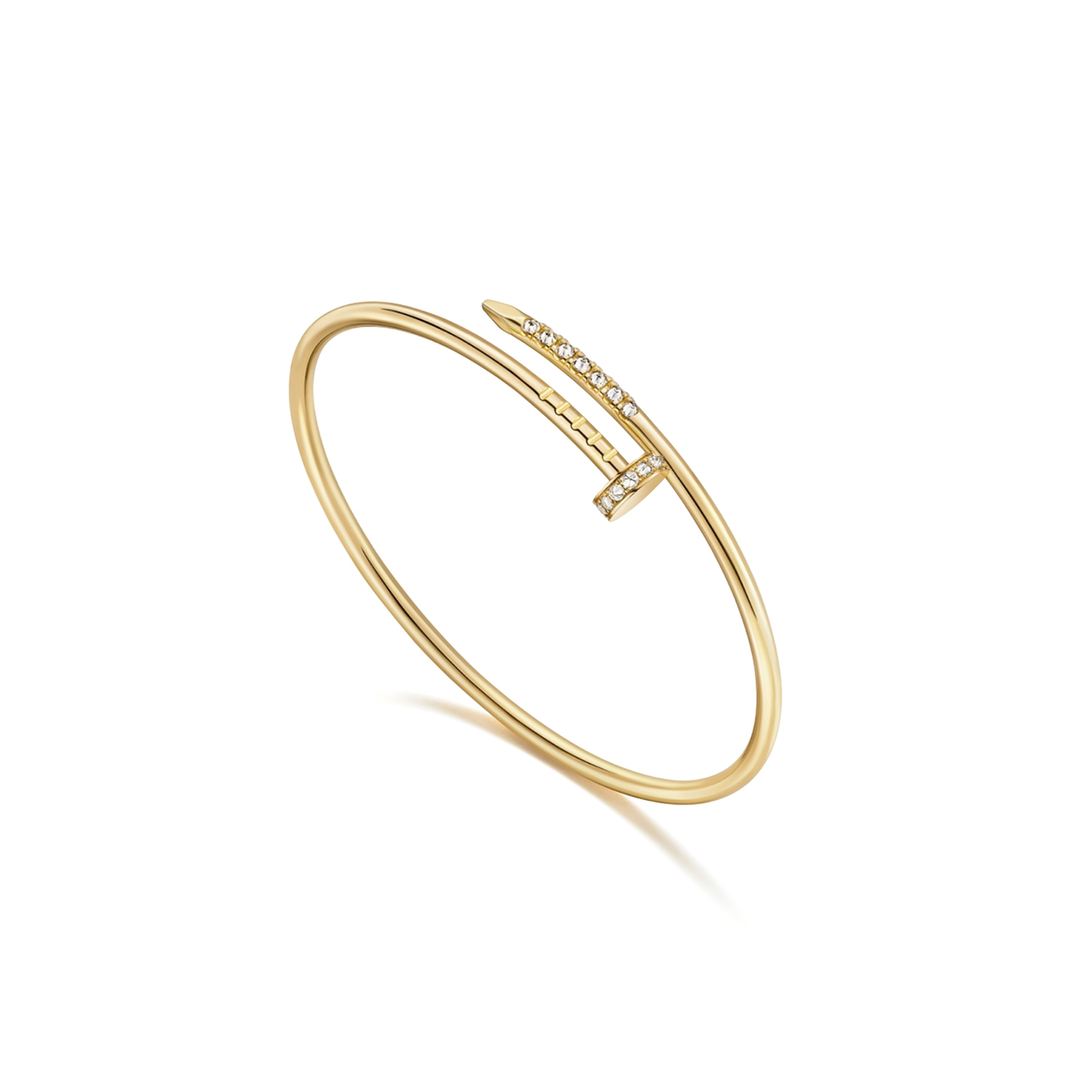 ca*t1er juste un clou bracelet, small model, reverse-set D1am0nds crb6091917